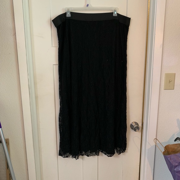 Maurices Dresses & Skirts - Maurice’s plus size 3 Black Lace overlay maxi